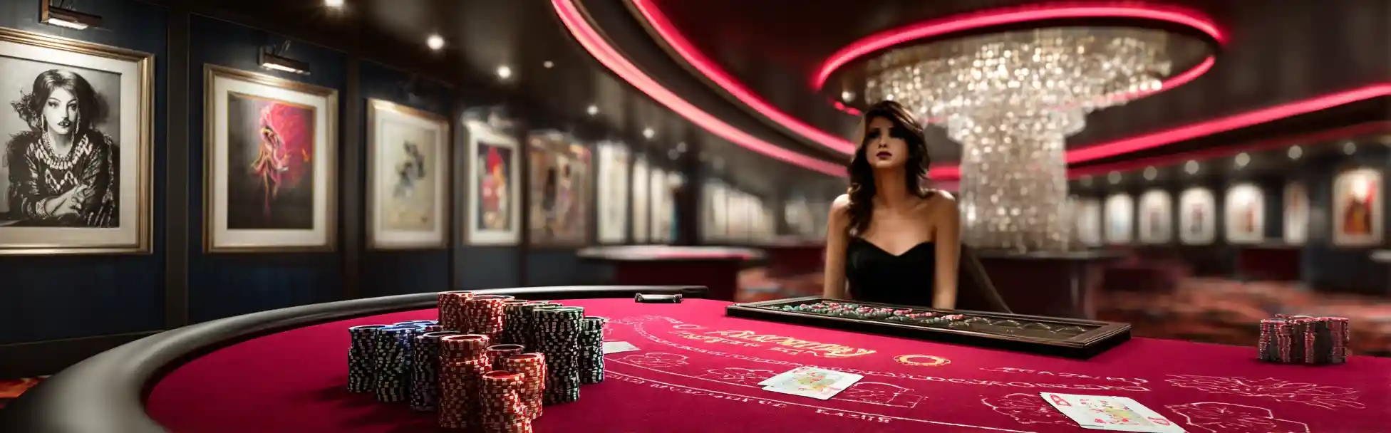 Vegas-themed slot machine illustration